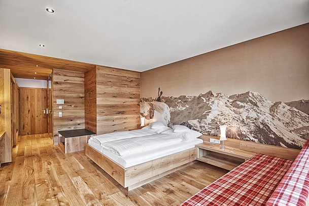 Sporthotel Silvretta Montafon - Wohnbeispiel Juniorsuite (Zimmercodierung JB1)