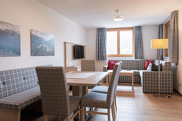 Kräuter & Spa DAS SCHÄFER - Wohnbeispiel Bergsuite 62 (Zimmercodierung WB2)