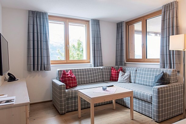 Kräuter & Spa DAS SCHÄFER - Wohnbeispiel Bergsuite 62 (Zimmercodierung WB2)