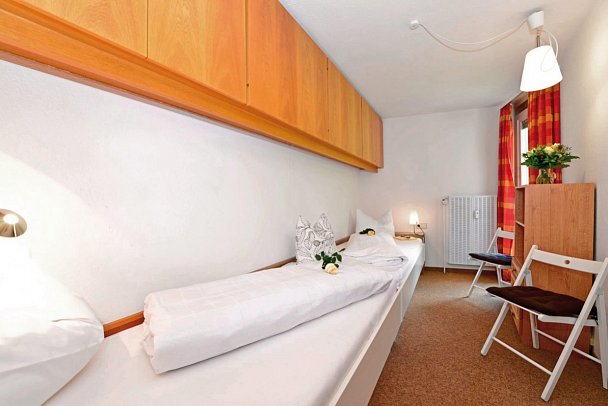 Familienhotel Kleinwalsertal - Wohnbeispiel Appartement Economy (Zimmercodierungen AB1 & AB2)