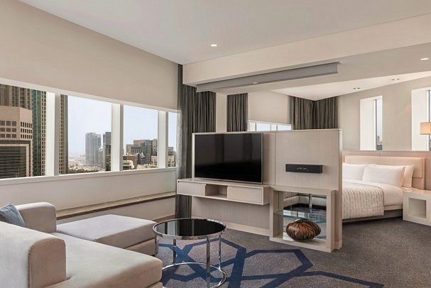 Le Royal Méridien Abu Dhabi - Wohnbeispiel Deluxe Suite (Zimmercodierung WD1)