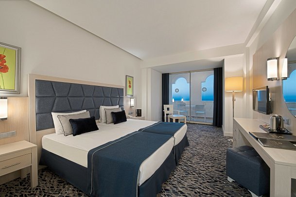 Sentido Kamelya Fulya - Wohnbeispiel Doppelzimmer Meerblick (Zimmercodierungen DBM & DCM)