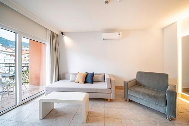 Calimera Sunpark Alanya - Wohnbeispiel Familienzimmer mit 2 Schlafräumen Poolblick (Zimmercodierungen FB5, FB6 & FB7)