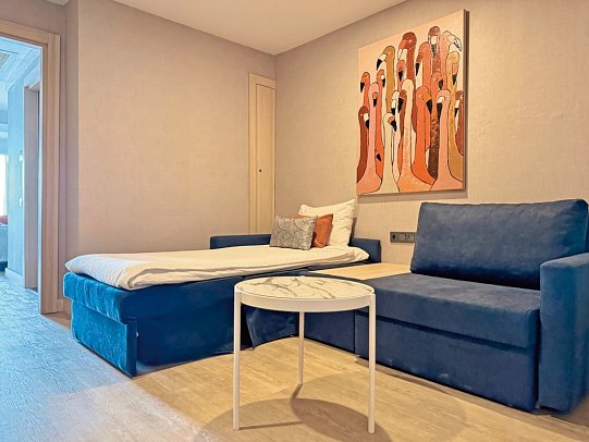 Lago Hotel - Wohnbeispiel Familienzimmer Swim UP (Zimmercodierungen FBQ, FB3, FB4 & FB5)