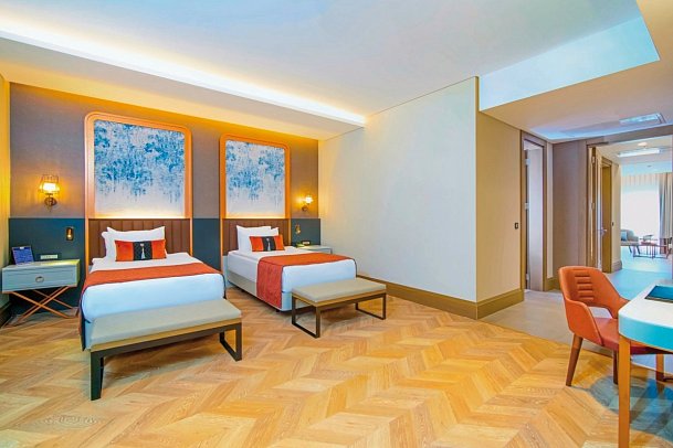 Güral Premier Tekirova - Wohnbeispiel Familienzimmer Deluxe Superior Plus (Zimmercodierungen FV1, FV2 & FV3)
