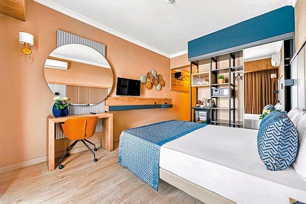 Numa Port Hotel - Wohnbeispiel Doppelzimmer Landblick (Zimmercodierungen DBL & DCL)