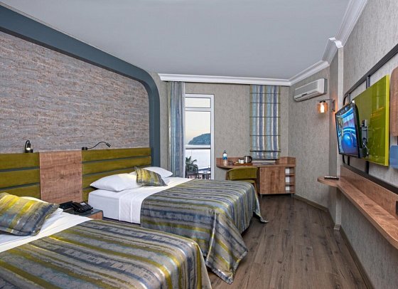 Monart City - Wohnbeispiel Doppelzimmer Superior seitl. Meerblick (Zimmercodierungen DSN & DCN)