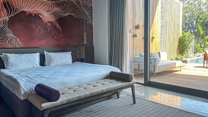 Kempinski Hotel The Dome - Wohnbeispiel Lagoon Suite (Zimmercodierung WB1)