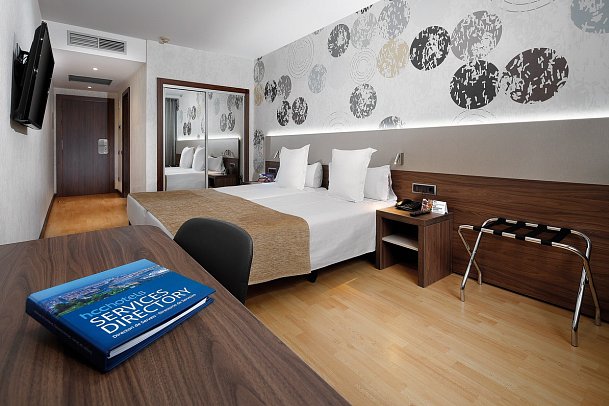 HCC Montblanc - Wohnbeispiel Doppelzimmer Standard (Zimmercodierung DG1)