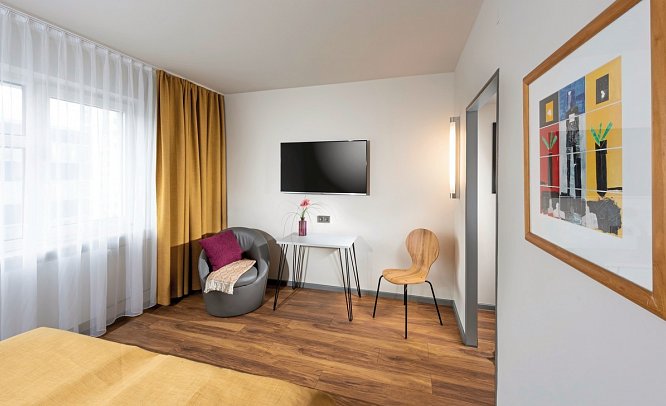 SORAT Hotel Berlin - Wohnbeispiel Pure Zimmer (Zimmercodierung DB1)