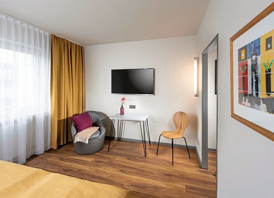 SORAT Hotel Berlin - Wohnbeispiel Pure Zimmer (Zimmercodierung DB1)