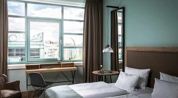 ABION Spreebogen Waterside Hotel Berlin - Wohnbeispiel Doppelzimmer Standard (Zimmercodierungen DG1 & DG3)