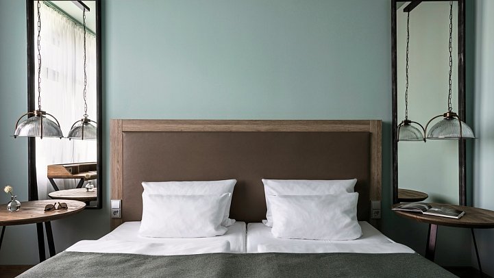 ABION Spreebogen Waterside Hotel Berlin - Wohnbeispiel Doppelzimmer Standard (Zimmercodierungen DG1 & DG3)