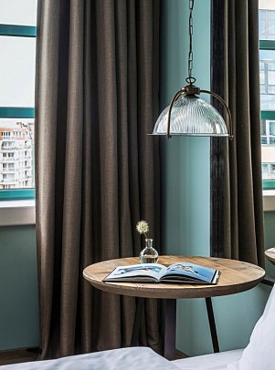 ABION Spreebogen Waterside Hotel Berlin - Wohnbeispiel Doppelzimmer Standard (Zimmercodierungen DG1 & DG3)