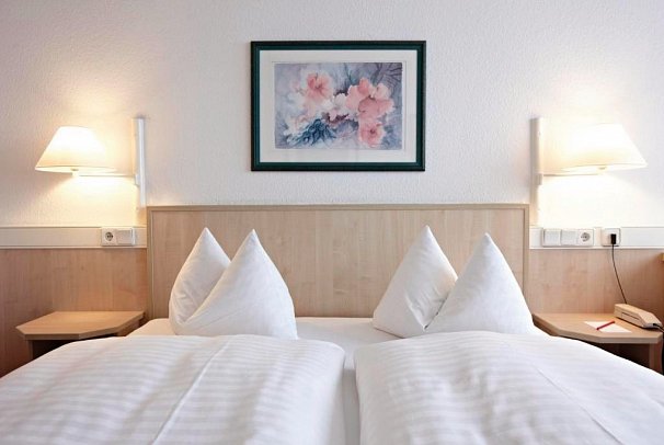 IntercityHotel Schwerin - Wohnbeispiel Doppelzimmer Standard (Zimmercodierungen DG1 & DC1)