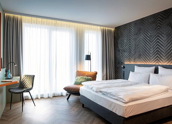 LOGINN Hotel Berlin Airport - Wohnbeispiel Doppelzimmer Superior (Zimmercodierungen DS1 & DS2)