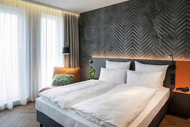 LOGINN Hotel Berlin Airport - Wohnbeispiel Doppelzimmer Superior (Zimmercodierungen DS1 & DS2)