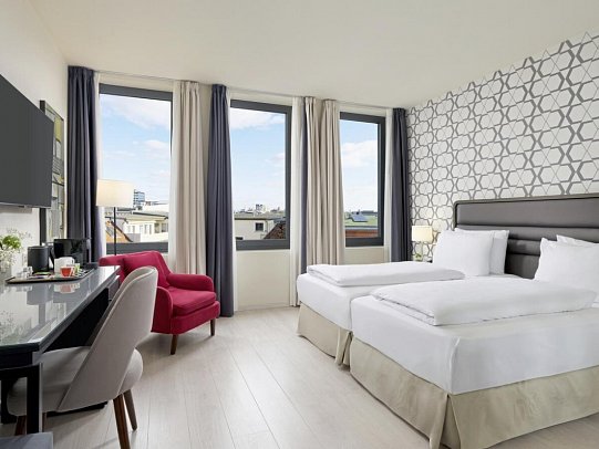 H10 Berlin Ku'Damm - Wohnbeispiel Doppelzimmer Deluxe (Zimmercodierung DD1)