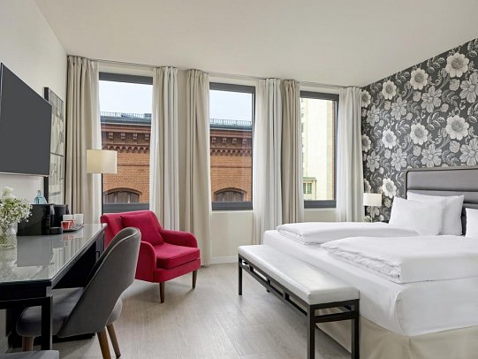 H10 Berlin Ku'Damm - Wohnbeispiel Doppelzimmer Deluxe (Zimmercodierung DD1)