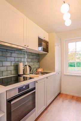 BEECH Resort Fleesensee - Wohnbeispiel Appartement Maisonette und Appartement Leuchtturm (Zimmercodierungen MB1 & OB2)