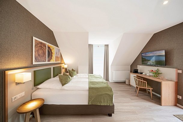 BEECH Resort Plauer See - Wohnbeispiel Komfortzimmer Walddorf oder Schilfdorf (Zimmercodierungen DB1, DF1 & DC1)