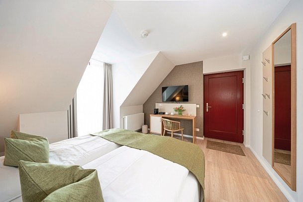 BEECH Resort Plauer See - Wohnbeispiel Komfortzimmer Walddorf oder Schilfdorf (Zimmercodierungen DB1, DF1 & DC1)