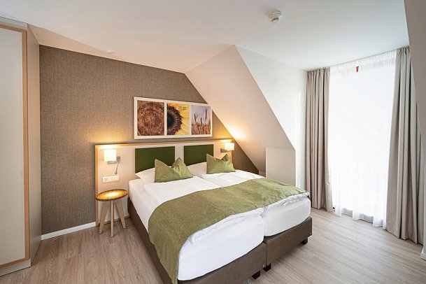 BEECH Resort Plauer See - Wohnbeispiel Komfortzimmer Walddorf oder Schilfdorf (Zimmercodierungen DB1, DF1 & DC1)