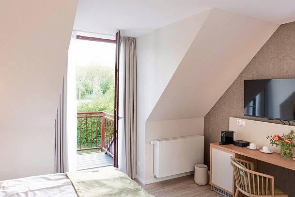 BEECH Resort Plauer See - Wohnbeispiel Komfortzimmer Walddorf oder Schilfdorf (Zimmercodierungen DB1, DF1 & DC1)