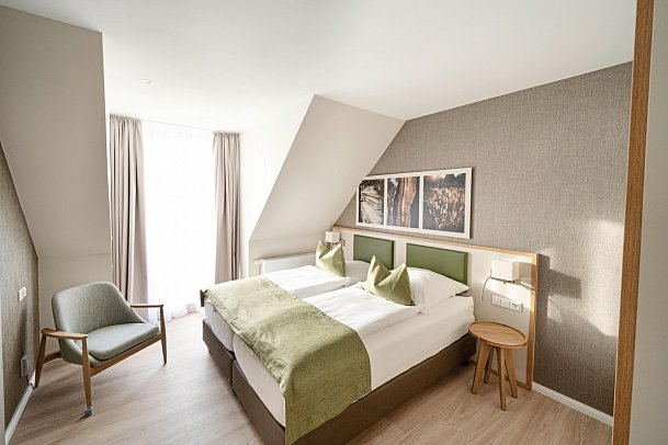 BEECH Resort Plauer See - Wohnbeispiel Komfortzimmer Walddorf oder Schilfdorf (Zimmercodierungen DB2, DF1 & DC1)