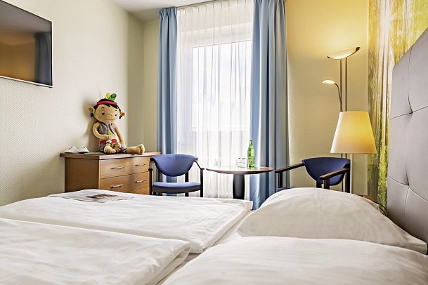 AHORN Seehotel Templin - Wohnbeispiel 2 Doppelzimmer ohne Verbindungstür (Zimmercodierungen FB1 & FB3)