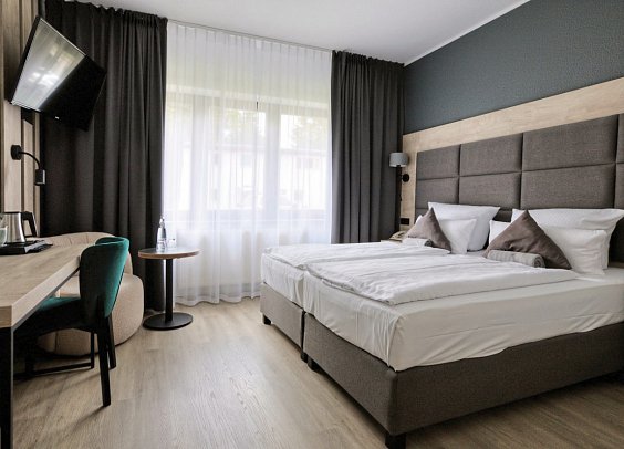 Waldhotel Wandlitz - Wohnbeispiel Doppelzimmer (Zimmercodierung DB1)