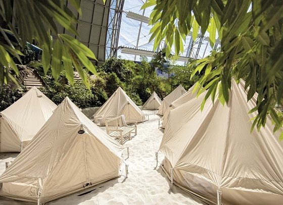 Tropical Islands - Wohnbeispiel Zelt Indoor (Zimmercodierungen CB2 & CB4)