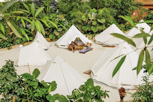 Tropical Islands - Wohnbeispiel Zelt Indoor (Zimmercodierungen CB2 & CB4)