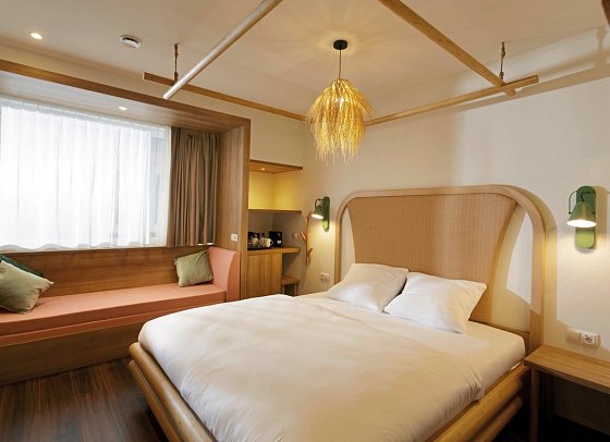 Tropical Islands OHANA Lodges - Wohnbeispiel OHANA Doppelzimmer Komfort PLUS Deluxe