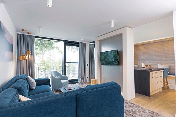 MAREMÜRITZ Yachthafen Resort - Wohnbeispiel Suite Kompass Maisonette (Zimmercodierung MB1)