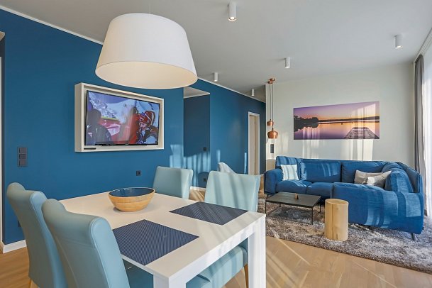 MAREMÜRITZ Yachthafen Resort - Wohnbeispiel Suite Fortuna (Zimmercodierung WB1)