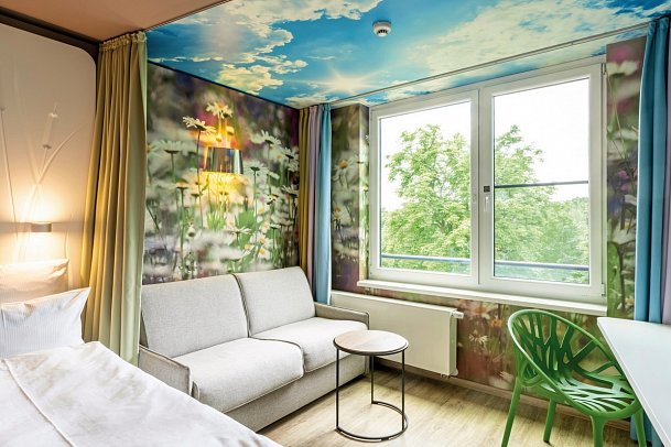 aja Bad Saarow - Wohnbeispiel Doppelzimmer Natur (Zimmercodierung DB1)