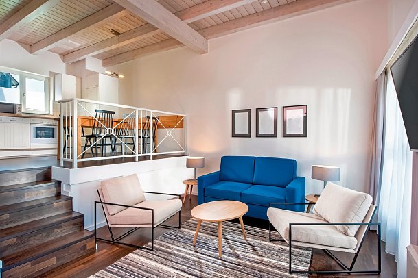 Precise Resort Marina Wolfsbruch - Wohnbeispiel Appartement 2 Schlafzimmer (Zimmercodierung OB1)