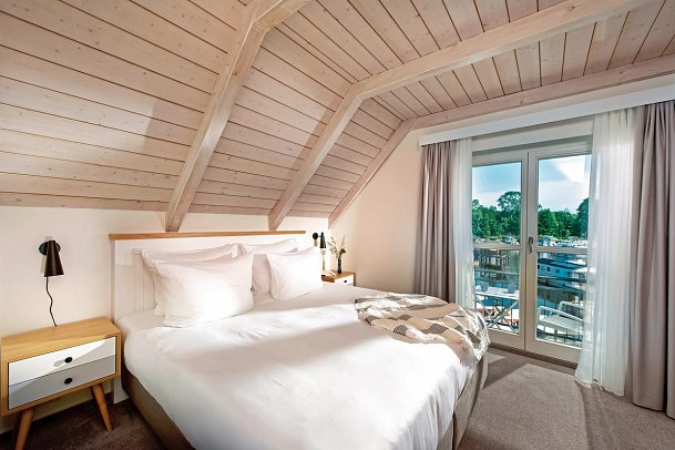 Precise Resort Marina Wolfsbruch - Wohnbeispiel Appartement 2 Schlafzimmer (Zimmercodierung OB1)