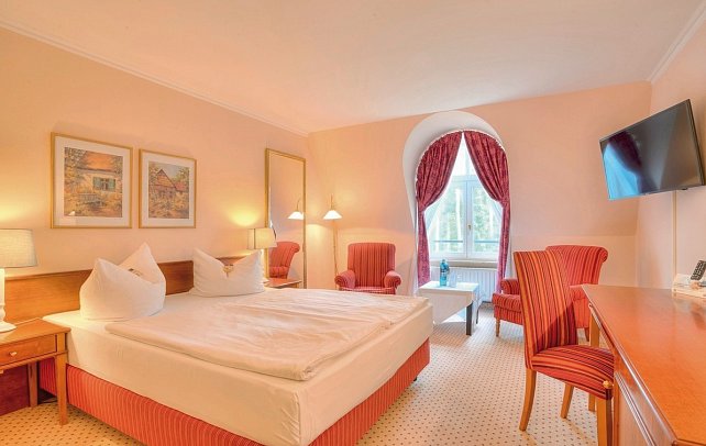 Hotel Döllnsee-Schorfheide - Wohnbeispiel Doppelzimmer Comfort (Zimmercodierung DB3)