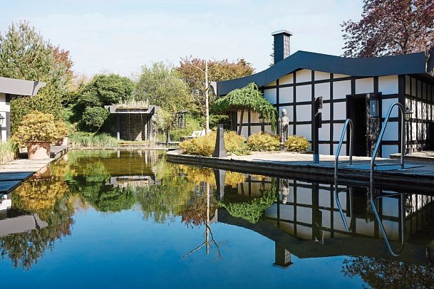 Van der Valk Resort Linstow – Ferienhäuser - Saunagarten