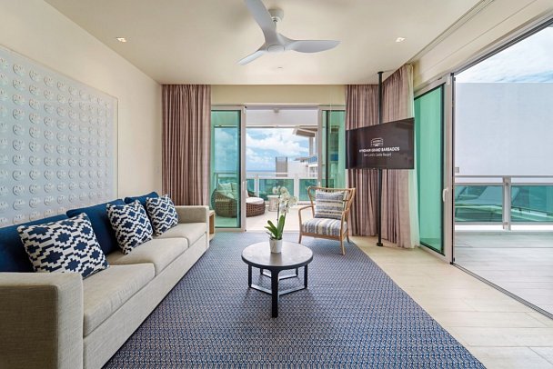 Wyndham Grand Barbados Sam Lord’s Castle All Inclusive Resort - Wohnbeispiel Ember Suite 2 Balconies King (Zimmercodierung WB2)