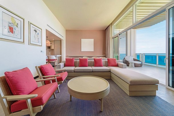 Wyndham Grand Barbados Sam Lord’s Castle All Inclusive Resort - Wohnbeispiel Ocean Suite 2 Balconies Outdoor Tub King (Zimmercodierung WBC)