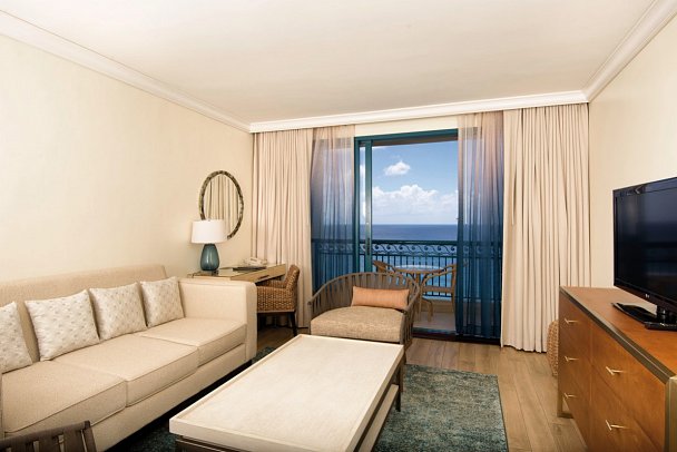 Hilton Barbados Resort - Wohnbeispiel Panoramic View Corner Suite (Zimmercodierung W1L)