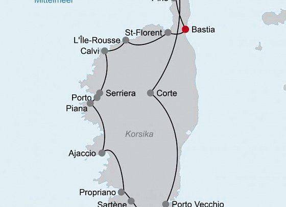 Busreise „Korsika - die Schöne“