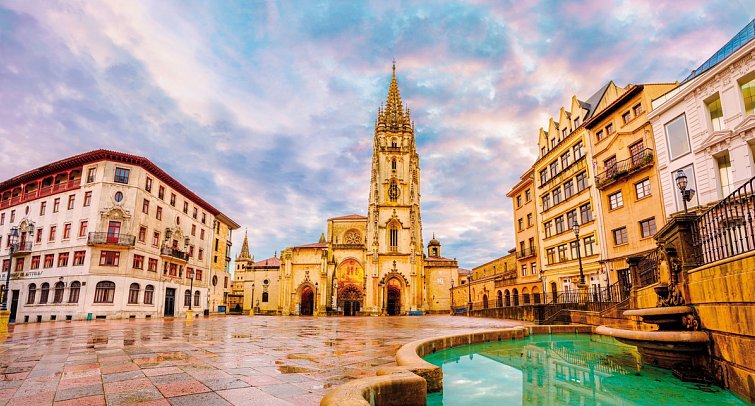 Zauberhafte Natur und reizvolle Städte Nordspaniens - Kathedrale von Oviedo