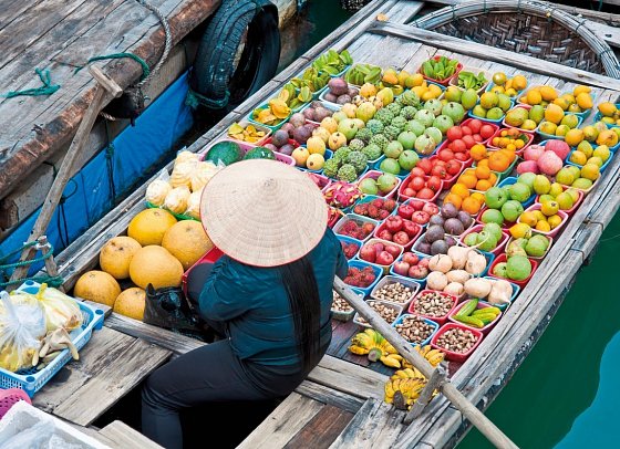 Höhepunkte Thailands - Schwimmender Markt