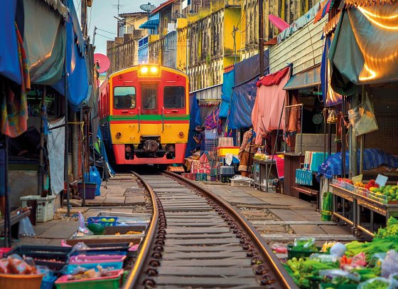 Höhepunkte Thailands - Railway Market