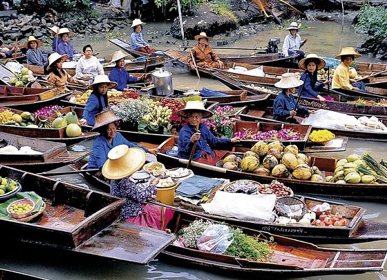 Nord-Thailand Kaleidoskop (mit Baden) - Schwimmender Markt