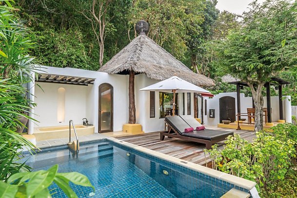 Paradee Resort - Wohnbeispiel Beachfront Pool Villa 101 und 102 (Zimmercodierung VXO)